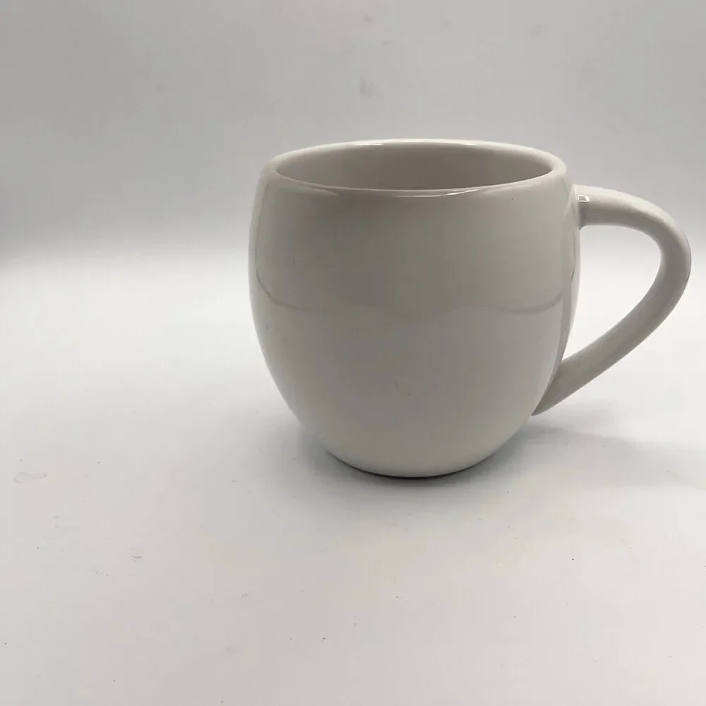 White Crate And Barrel Mug